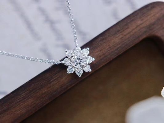 0.100kg Package Gross Weight 42cm Length Xinrui Lab Grown Diamonds CVD/Hpht Diamond Necklace