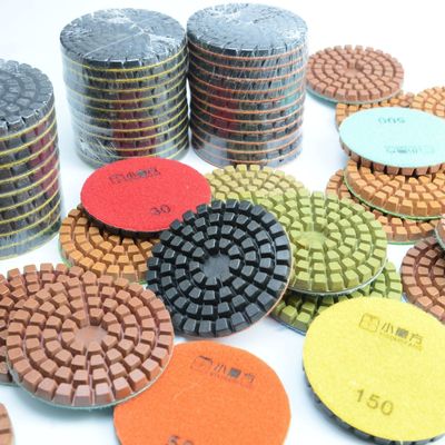 Dry Diamond Floor Polishing Pad Metal Nest Package Gross Weight 0.740kg Can Customize