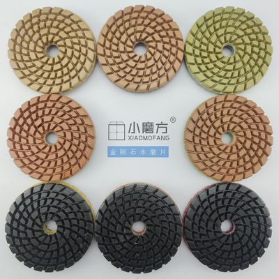 100mm Diamond Wet Resin Polishing Pad for Granite and Marble Xiaomofang Full Payment