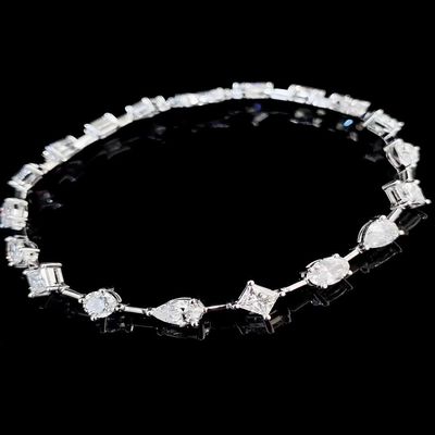 14K Brilliance Lab Grown Man Made Diamond Bracelets Star Fashion Style