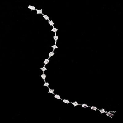 14K Brilliance Lab Grown Man Made Diamond Bracelets Star Fashion Style