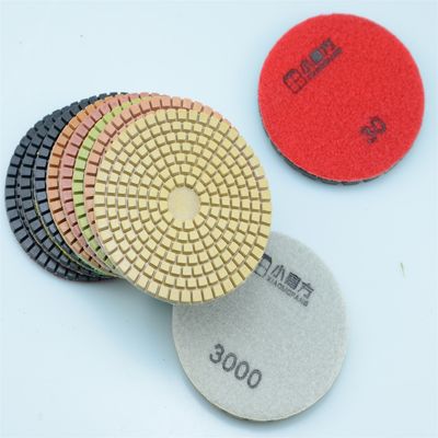 Stone Marble Granite 7-Step Diamond Polishing Pads 50-3000 Grit Durable and Cup Design