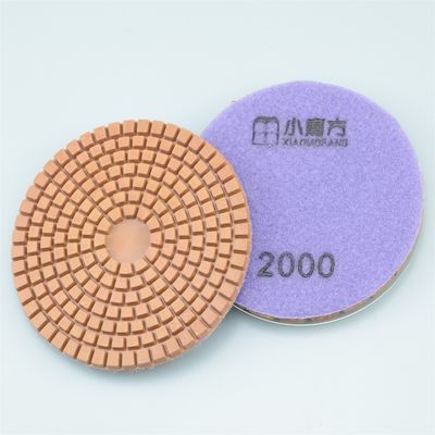 Stone Marble Granite 7-Step Diamond Polishing Pads 50-3000 Grit Durable and Cup Design
